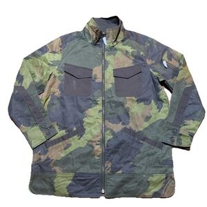 Martha Stewart Utility Jacket CAMO Full Zip SZ M NWT